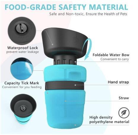 Foldable Bottle Dog Travel Water Bottle