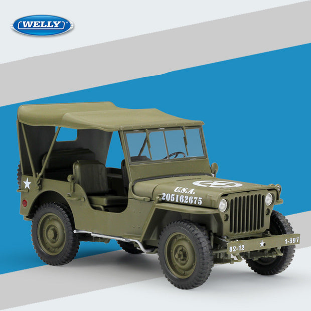 Jeep 1941 Willys Mb Die Cast Model