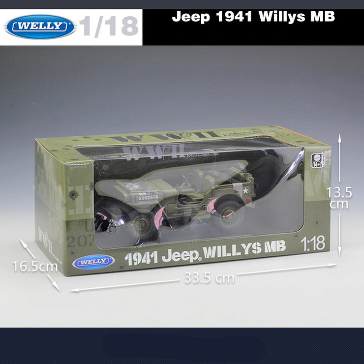 Jeep 1941 Willys Mb Die Cast Model