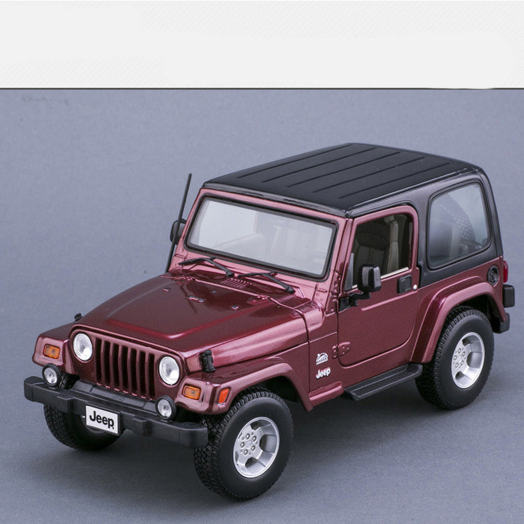 2 Door Jeep Wrangler Die Cast Model (Various colors)