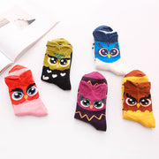 Cotton Mid-Tube Owl Cartoon Women Socks