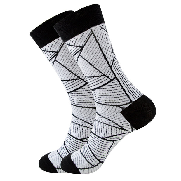 Striped Socks Square Tube Socks