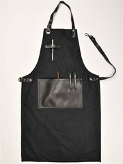 Leather Pocket Waxed Canvas Waterproof Oil Drain Apron