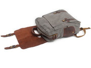 Vintage canvas backpack