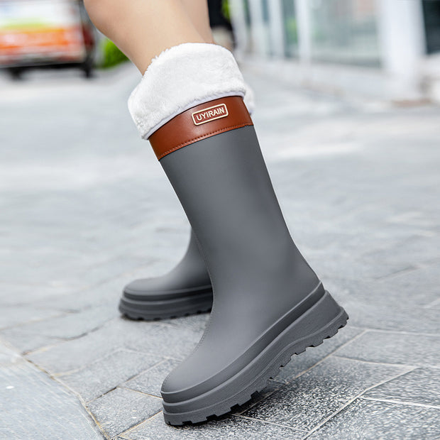 High Tube Waterproof Rubber Boots