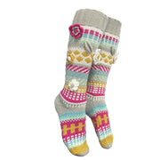 Women's Fashionable Warm Jacquard Long Socks