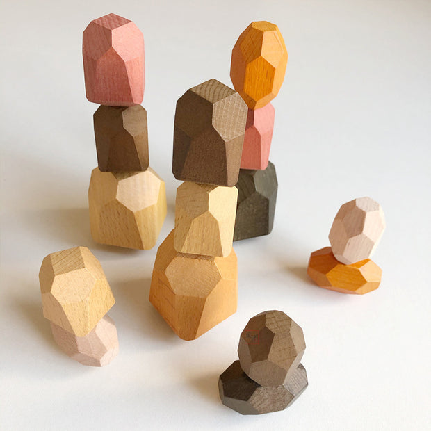 Colored Stones Jenga Colored Boys And Girls Simulation Stones