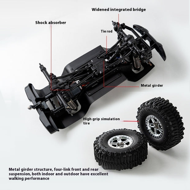 Four-wheel Drive Off-road Jeep with full suspension