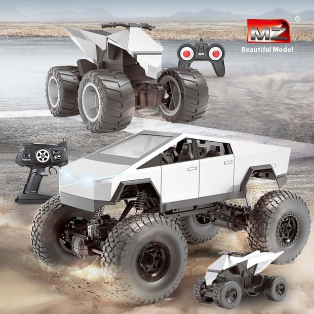 Oversized Cyberpickup Rock Crawler Four-wheel Drive Off-road Vehicle