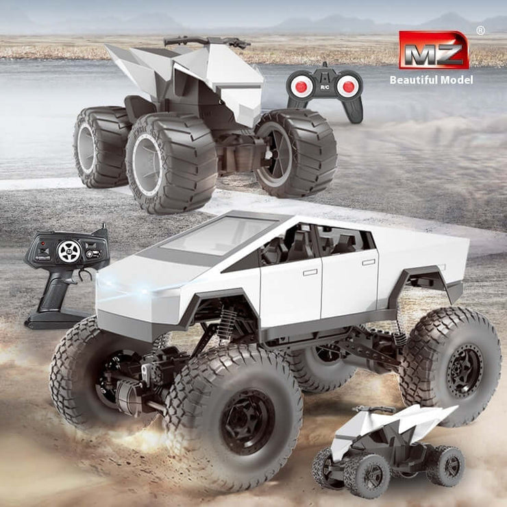 Oversized Cyberpickup Rock Crawler Four-wheel Drive Off-road Vehicle