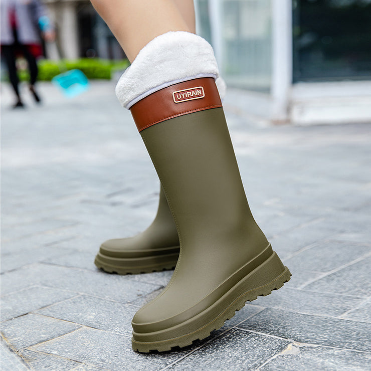 High Tube Waterproof Rubber Boots