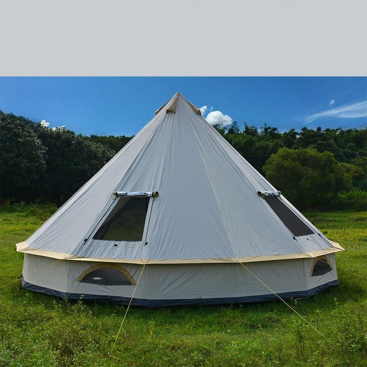 Outdoor Camping Yurt with Chimney