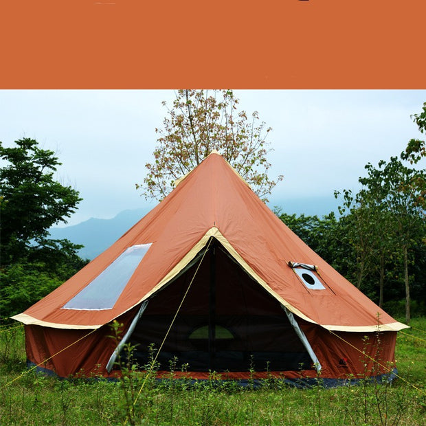 Outdoor Camping Yurt with Chimney