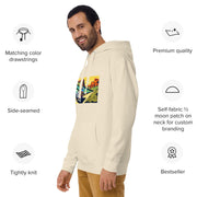 Retro Jeep Wagoneer Yosemite Adventure Hoodie - Vintage Road Trip Pullover by Ramblin Fever Provisions