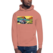 Retro Jeep Wagoneer Yosemite Adventure Hoodie - Vintage Road Trip Pullover by Ramblin Fever Provisions