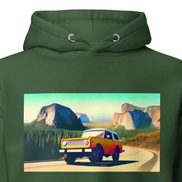 Yellow Scout Hoodie  Yosemite National Park Adventure