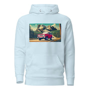 Red Scout Hoodie  Mount Rushmore Scenic Drive Design