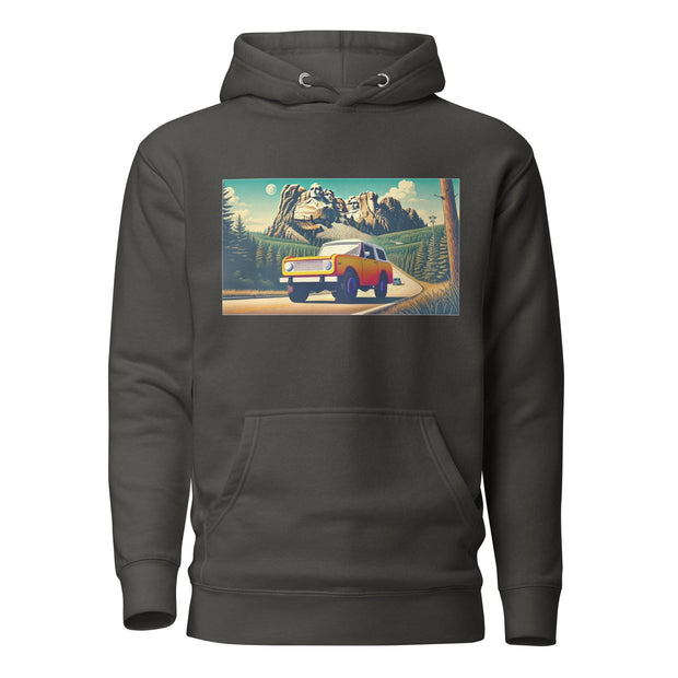 Offroad Yellow Scout Hoodie  Mount Rushmore Adventure Design