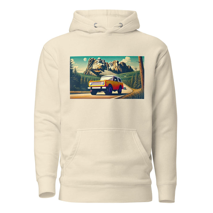 Offroad Yellow Scout Hoodie  Mount Rushmore Adventure Design