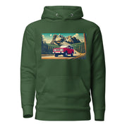 Red Scout Hoodie  Mount Rushmore Scenic Drive Design