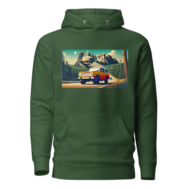 Offroad Yellow Scout Hoodie  Mount Rushmore Adventure Design