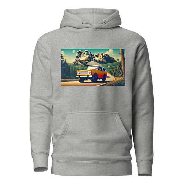 Offroad Yellow Scout Hoodie  Mount Rushmore Adventure Design