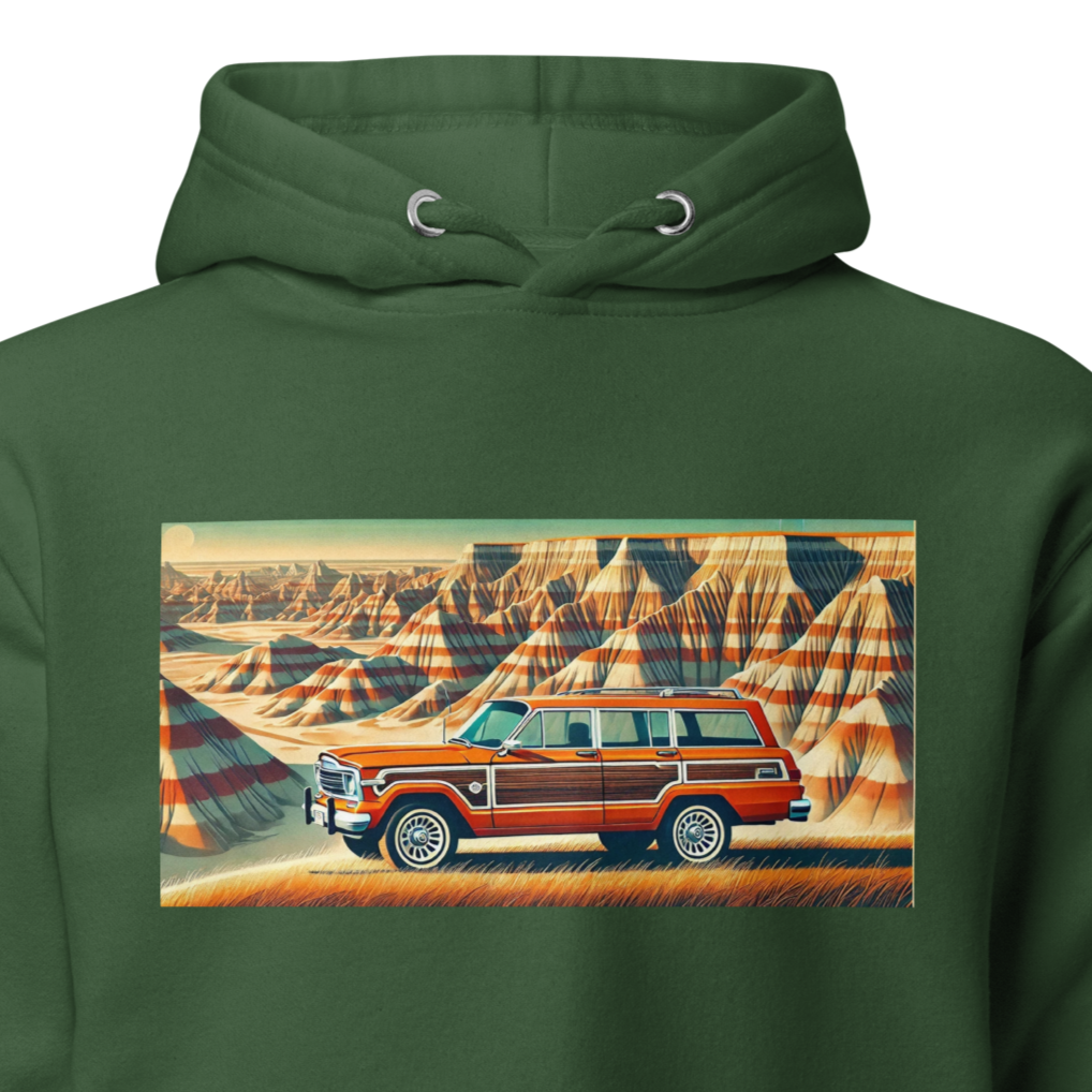 Retro Jeep Grand Wagoneer Hoodie | Ramblin Fever Provisions